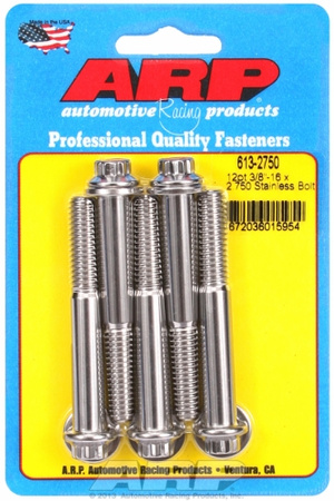 Śruby ARP "3/8""-16 x 2.750 12pt SS bolts" (5pcs)