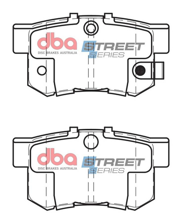DBA Brake Pads Utcai sorozat hátsó fékbetétek Kerámia - DB1265SS FIAT Sedici HONDA Accord Coupe CG Euro R CL1 CL7 Ascot CR-Z Civic 6th Gen EK9 MB2 7th EP1 EP2 EP3 EP4 ES4 ES5 ES9 EU5 EU6 EU7 EU8 EU9 EV1 8th FD FD1 FD2 Aerodeck MB9 MC1 MC2 EM2 Insight