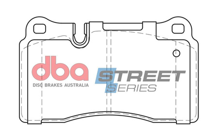 Brake Pads Street Series Semi-metallic front - DB2073SS LAND ROVER Range L322 Sport L320