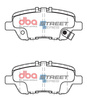 DBA Brake Pads Utcai sorozat hátsó fékbetétek Kerámia - DB1847SS HONDA Legend KB1