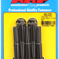 Śruby ARP "3/8""-16 X 2.250 hex black oxide bolts" (5pcs)