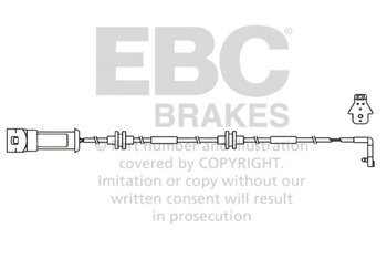 EFA134 - Czujnik zużycia klocków hamulcowych EBC Brakes