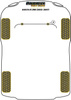 Tuleja stabilizatora przód 22.5mm   Powerflex Black Series Hyundai Santa Fe Models & Santa Fe DM (2012 - 2017) PFF26-103-22.5BLK