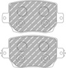 Ferodo Racing DS2500 galinės stabdžių kaladėlės FRP3162H TESLA MODEL 3,
