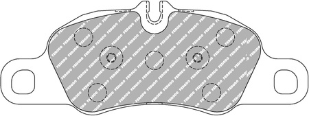Ferodo Racing DS2500 első fékbetét FCP4805H PORSCHE 718 BOXSTER 982 CAYMAN 911 991 997 Convertible Targa 981 Spyder 987 987 