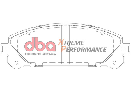 Brake Pads Xtreme Performance front - DB2004XP LEXUS ES300h NX200 NX200t NX300h RX200t RX450h TOYOTA Camry Highlander Rav 4 Sienna