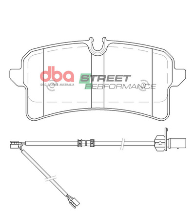 DBA-Bremsbeläge Street Performance Bremsbeläge hinten – DB15096SP