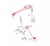 Tuleja wahacza przedniego górnego - MPBS: 3303208 Lexus GS III, Toyota GS300 / GS350 GS430 GS460 GS450h