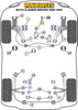 Tuleja mocowania tylnej ramy pomocniczej Powerflex Road Series Volkswagen Beetle Models & Beetle A4 inc Cabrio (1998-2011)\Beetle RSi 4Motion (2000 - 2003) PFR85-427