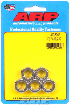 Śruby ARP "1/2""-20 SS fine hex nut kit" (5pcs)