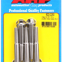ARP "5/16""-18 x 2.250 hex SS bolts"