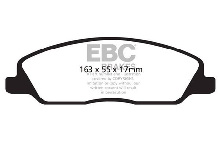 DP31869C - Zestaw klocków hamulcowych seria REDSTUFF EBC Brakes