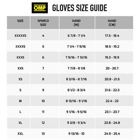 OMP KS-X ART Handschuhe