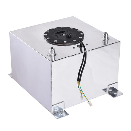 Zbiornik paliwa aluminiowy IRP srebrny 20L z czujnikiem poziomu paliwa