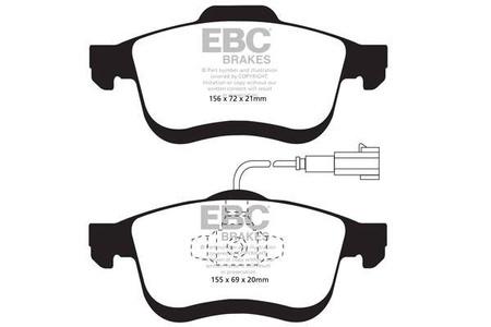 DP32010C - EBC Brakes REDSTUFF sorozatú fékbetét szett