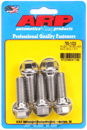 ARP Bolt Kit M12 x 1.75 x 35 SS Hex