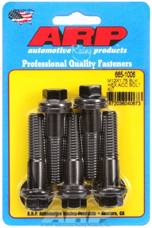 Śruby ARP  Bolt Kit M12 x 1.75 x 50 Black Oxide Hex