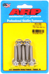 ARP "5/16""-18 x 1.250 12pt SS bolts" (5pcs)