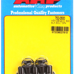 Śruby ARP "3/8""-24 x  .500 hex black oxide bolts" (5pcs)