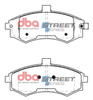 Klocki hamulcowe przednie DBA Brake Pads Street Series Ceramic - DB1503SS