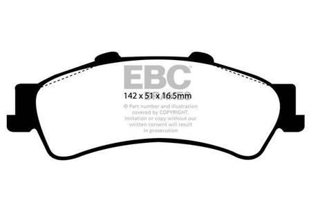 DP1630 -EBC Brakes ULTIMAX2 sorozatú fékbetét készlet