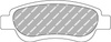 Ferodo Racing DS2500 első fékbetét FCP1790H CITROEN C1 PEUGEOT 107 TOYOTA Aygo,