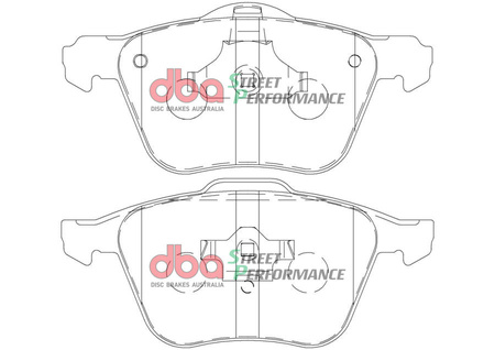 Brake Pads Street Performance front - DB1658SP VOLVO S60 Mk1 T5 S80 T6 V70 Mk2 XC90 1st Gen