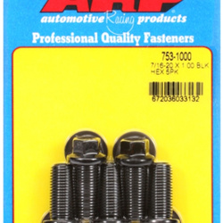 Śruby ARP "7/16""-20 x 1.000 hex black oxide bolts" (5pcs)