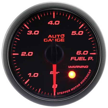 Indikatorius Auto Gauge degalų slėgis - DŪMŲ ĮSPĖJIMAS
