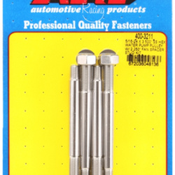 ARP 5/16-24x3.500 SS hex WP pulley w/ 2.250" fan spcr stud