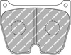 Ferodo Racing DS3000 első fékbetét FRP3113R FORD FOCUS I DAW DBW 
