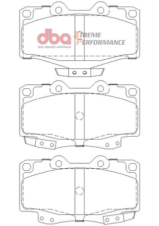 Brake Pads Xtreme Performance Hawk HB315x.669 front - DB1149XP TOYOTA Aust NZ 4 Runner LN130 VZN185 Hi-Lux KDN165 LN105 LN165 RN YN106 Hilux Surf KZN185 LN106 LN131 LN167 LN170 LN172 RZN185 VZV130 VZV185 Landcruiser HZJ70 HZJ73 HZJ75 KDJ90 KDJ95 KZJ70