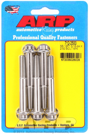 ARP "5/16""-24 x 2.500 12pt SS bolts" (5pcs)
