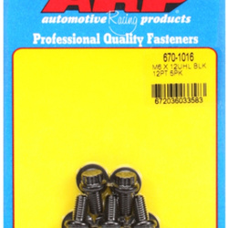 Śruby ARP M6 x 1.00 x 12  12pt black oxide bolts (5pcs)