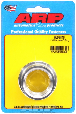 ARP -16 female O ring aluminum weld bung