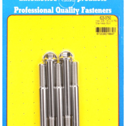 ARP "3/8""-16 x 3.750 hex SS bolts" (5pcs)