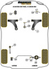 Tuleja tylna dolnego tylnego wahacza sterującego Powerflex Black Series Hyundai Elantra Models & Elantra AE/CN7 inc N (2020 on) PFR26-112BLK