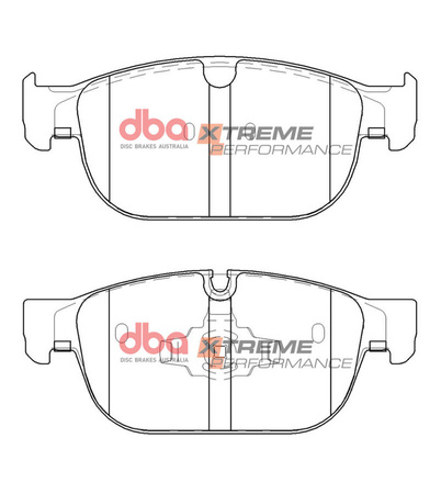 DBA fékbetétek Xtreme Performance első fékbetétek - DB15116XP VOLVO S60 Mk3 B4 B5 T4 T5 T6 T8 S90 D3 D4 D5 V60 Mk2 V90 Cross Country XC40 T3 XC60 2nd Gen XC90 B6