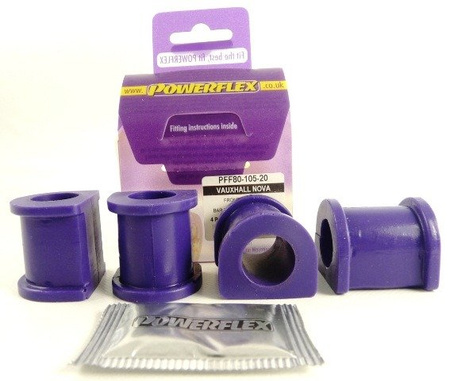 Polyurethan buchsen Powerflex Vauxhall / Opel CORSA MODELS - Corsa A (1983-1993) PFF80-105-20 Nummer im Diagramm: 3