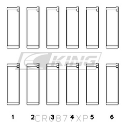 King Pleuellagerhülse BMW S54B32 3.2L - CR6877XP0.5