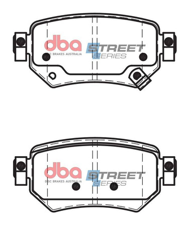 Brake Pads Street Series Ceramic rear - DB2425SS MAZDA 6 GJ GL