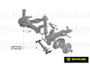 Whiteline hintere untere Querlenker-Polyurethan-Buchsen – W62009 Acura Integra DA Honda