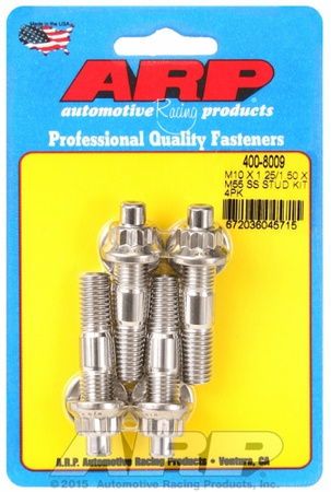 ARP M10 X 1.25/1.50 X 55mm broached stud kit 4pcs