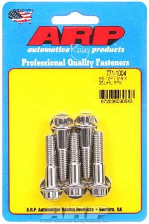 Śruby ARP M8 x 1.25 x 35 12pt SS bolts (5pcs)