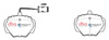 DBA Brake Pads Utcai sorozat hátsó fékbetétek Kerámia - DB1285SS LAND ROVER Discovery 1 Range