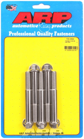 ARP "7/16""-20 x 3.500 hex SS bolts" (5pcs)