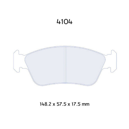 Carbone Lorraine RC8 brake pads - BMW E46 1,8-2,8 (98-05)