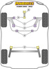 Front Wishbone Front Bush Powerflex Polyurethane Bush Road Series Ford Fusion (2002-2012) PFF19-1101