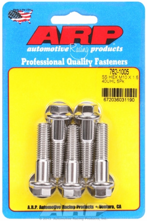 Śruby ARP M10 x 1.50 x 40 hex SS bolts (5pcs)