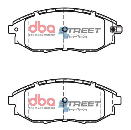 DBA Brake Pads Utcai sorozat első fékbetétek Kerámia - DB1688SS